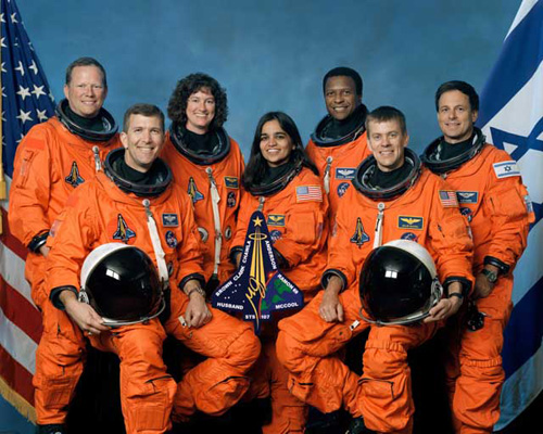 Columbia posádka raketoplánu